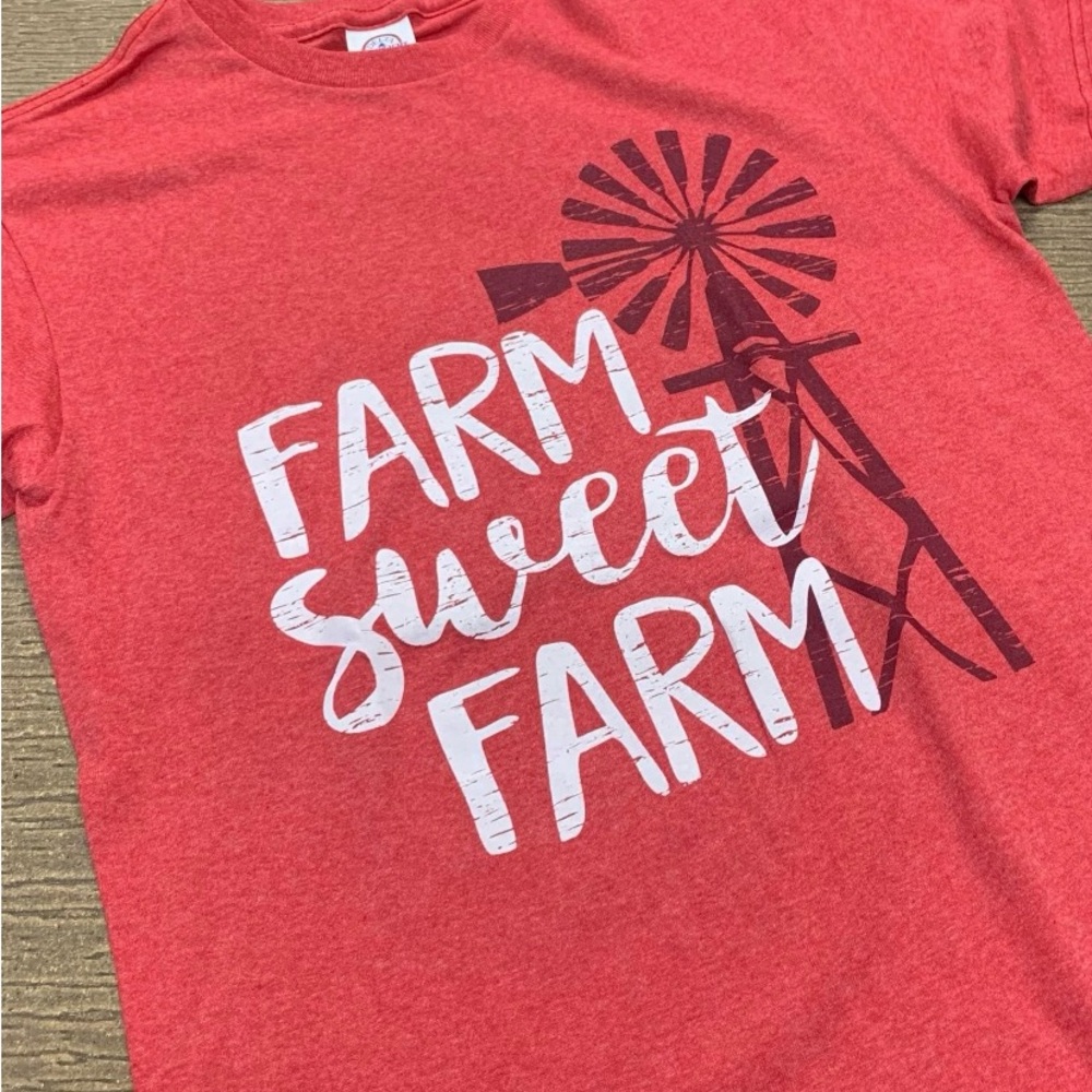 Farm sweet farm tee small new